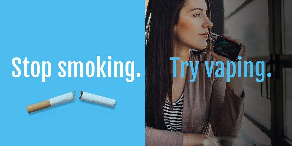 The benefits of quitting smoking and switching to vaping