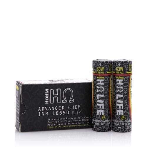 Battery Hohm Tech Life v4 18650 Battery Dual Pack Twin Pack