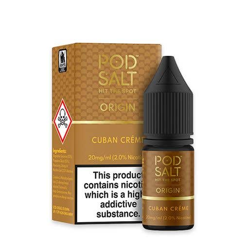 Pod Salt Origin Nic Salt E-Liquid - Cuban Creme