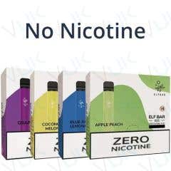 Elf Bar 600 Nicotine-Free (0mg) — 10 x Disposable Vape Multipack