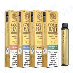 Vape Gold's Gold Bar Reload Prefilled Pod Vape Kit - Group Image