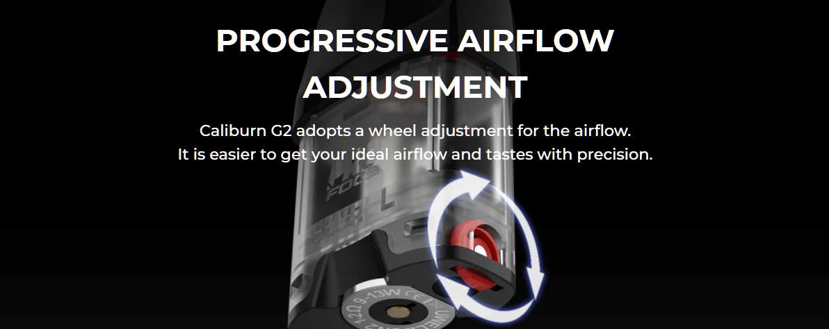 A wheel can be turned to adjust the airflow.