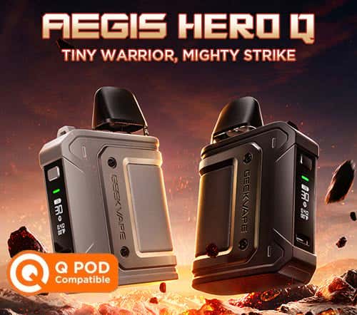 Geekvape Aegis Hero Q Pod Vape Kit - Tiny Warrior, Mighty Strike