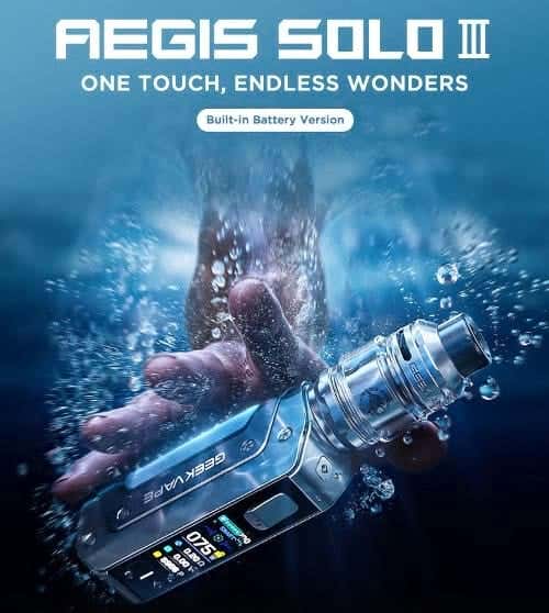 Geekvape Aegis Solo 3 Mod - One Touch, Endless Wonder