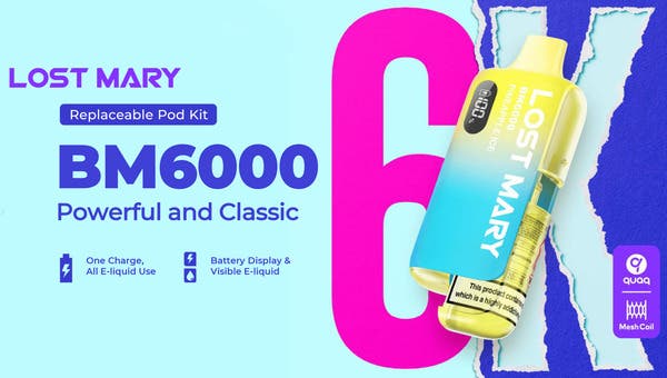 Lost Mary BM6000 Prefilled Replacement Pod - Powerful & Classic