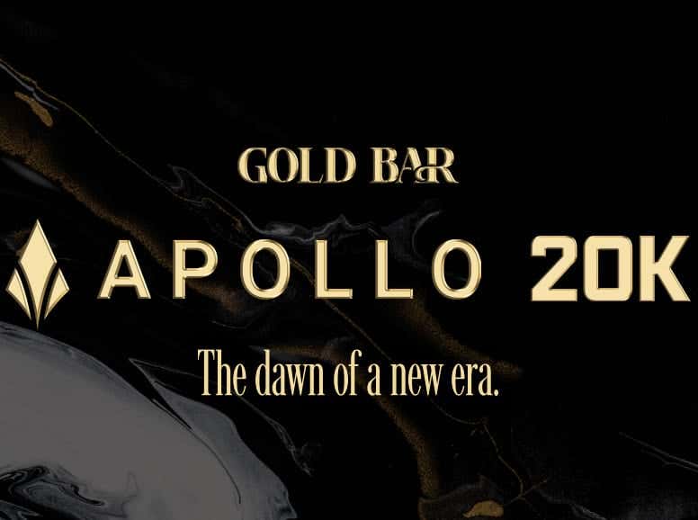 Vape Gold Gold Bar Apollo 20K Prefilled Pod - The Dawn of a new Era