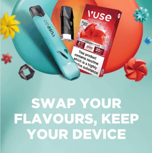 Vuse Go Reload 1000 Pen Pod Vape Kit - Swap Your Flavours