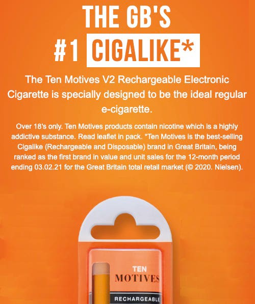 10 Motives V2 Rechargable Cigalike Kit
