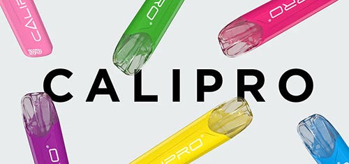 IVG Calipro Disposable Vape Kit - 10 different fruit flavoured IVG nic salt disposables