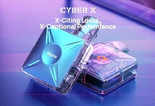 Aspire Cyber X Pod Vape Kit - X-citing looks, X-ceptional performance