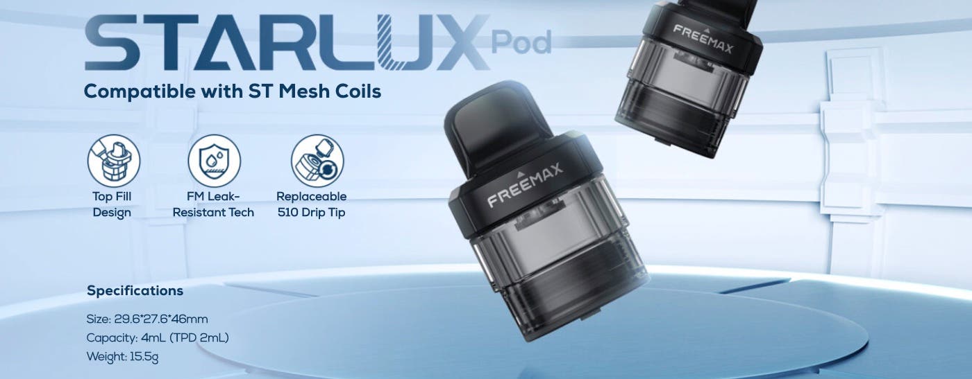Freemax Starlux Pod - Compatible with ST Mesh coils