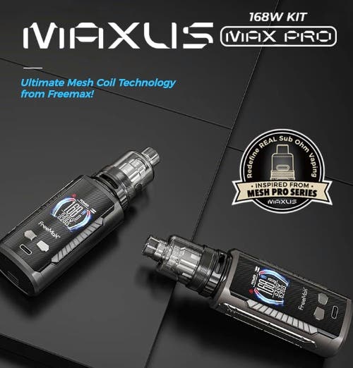 Freemax Maxus Max PRO 168w Pod Vape Kit - Ultimate mesh coil technology