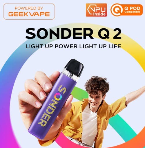Geekvape Sonder Q2 Pod Vape Kit - Light up power, light up life