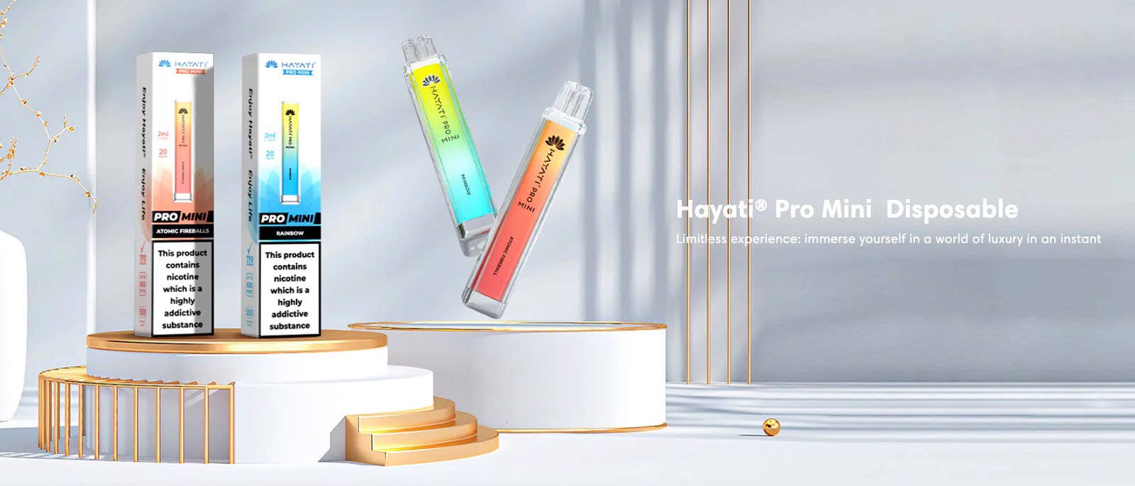 Hayati Pro Mini Disposable Vape - Limitless experience