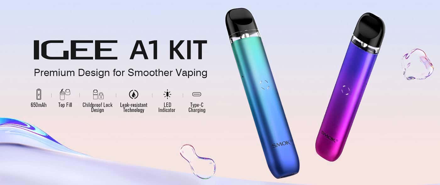 Smok IGEE A1 Pod Kit - Premium design for smoother vaping