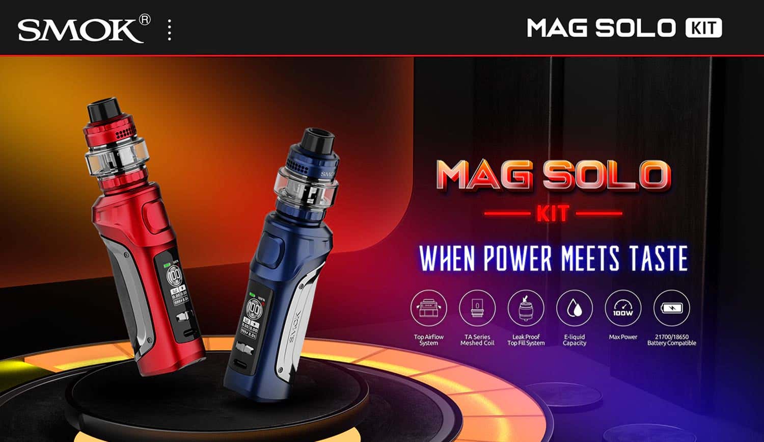 Smok Mag Solo Kit - When power meets taste