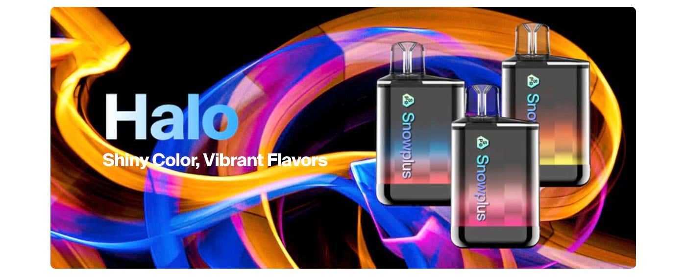Snowplus Halo Disposable Vape Kit - Shiny colour, vibrant flavours