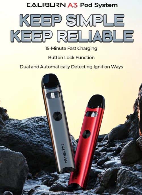 Uwell Caliburn A3 Pod System - Keep it simple, keep it reliable