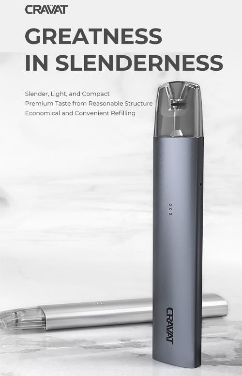 Uwell Cravat Pod Kit - greatness in slenderness, light and compact