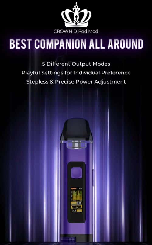 Uwell Crown D Pod Vape Kit - Best companion all around