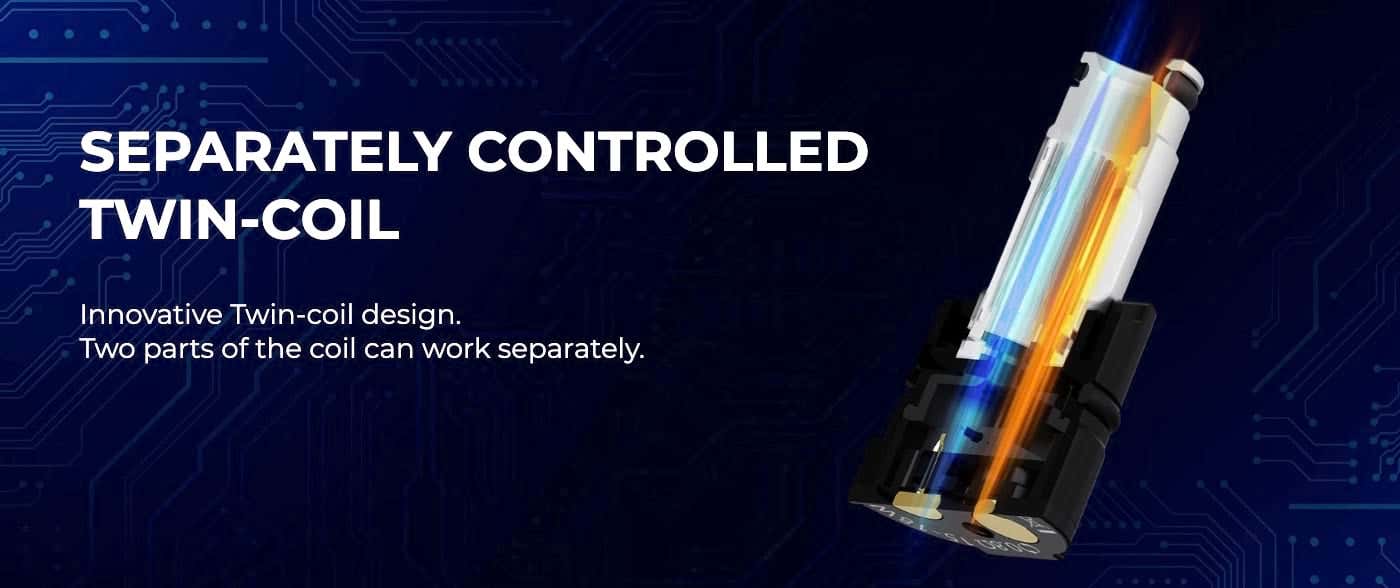 Uwell Crown M Replacement Coils - Separately controlled twin-coil
