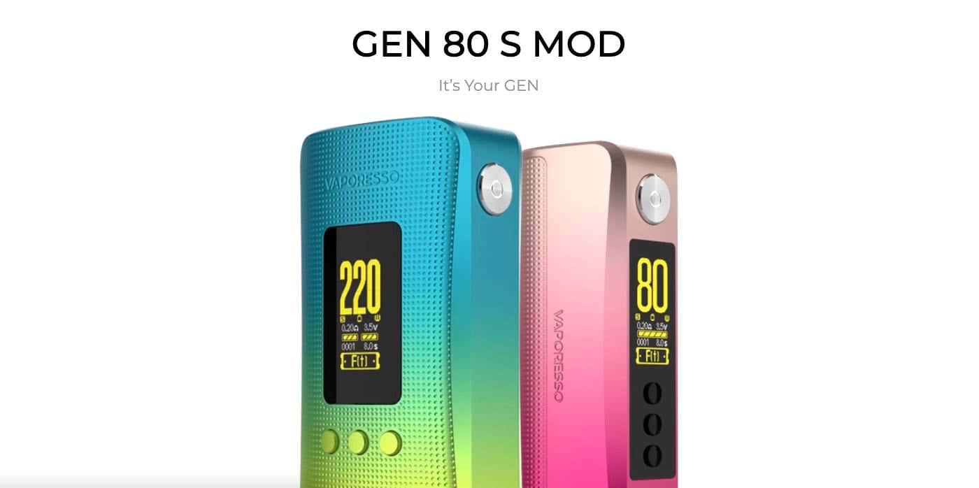Vaporesso Gen 80 S Mod - It's your gen