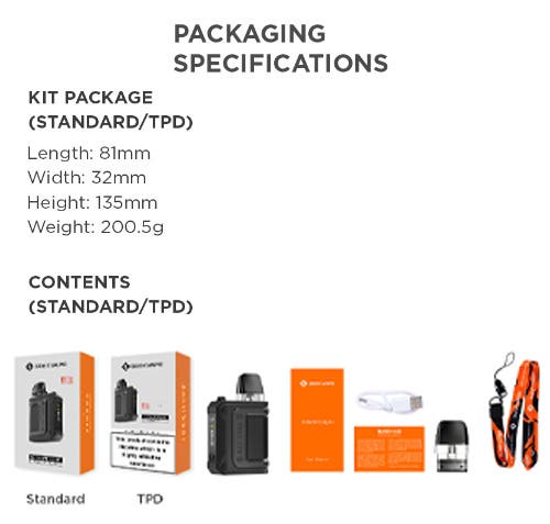 Geekvape Aegis Hero Q pod kit - TPD what's in the box?