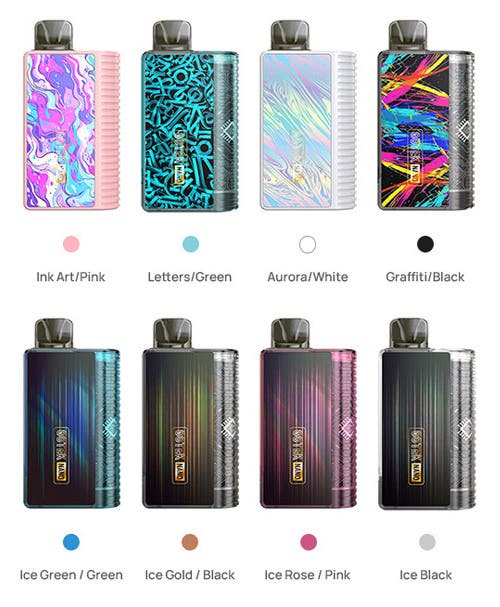Aspire Gotek Nano Pod Vaping Kit - 8 beautifully styled colours to choose from