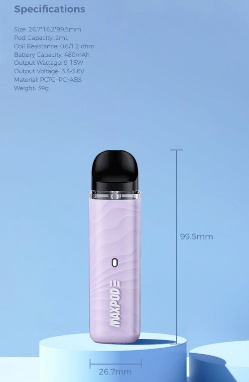 Maxpod 3 Pod Kit - Specifications