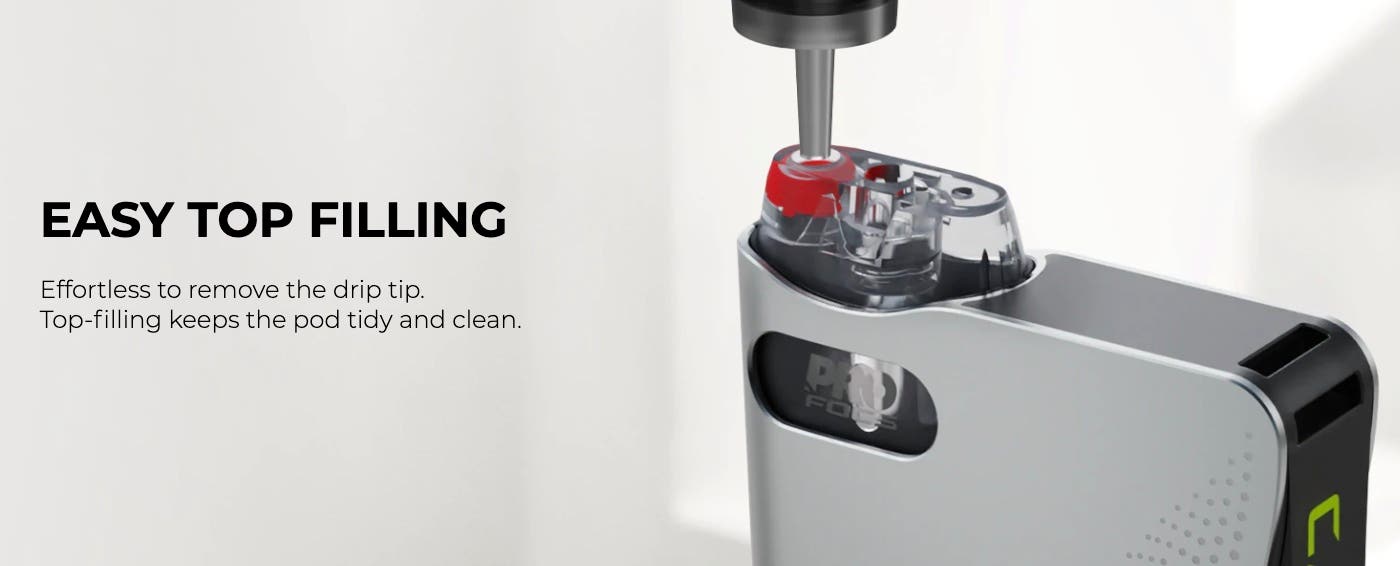 Uwell Caliburn A3 refillable pods - Easy top-filling