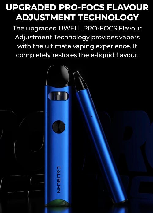 Caliburn A3 Pod - Upgraded Pro-FOCS flavour technology