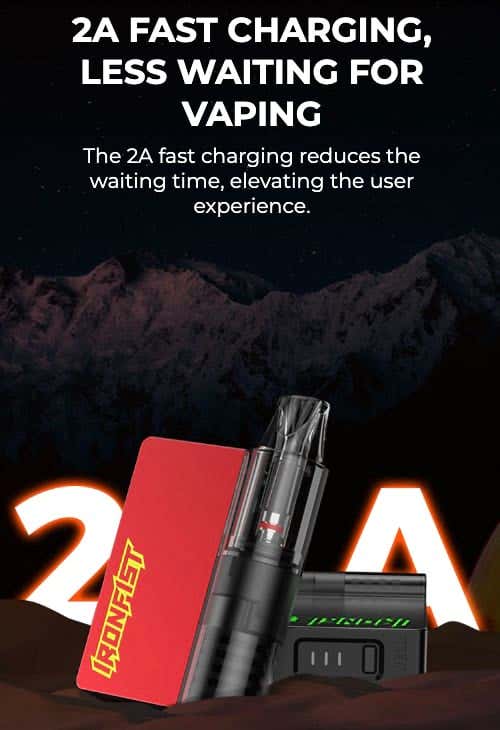 Uwell Caliburn & Ironfist L Pod Vape Kit - 2A fast charging