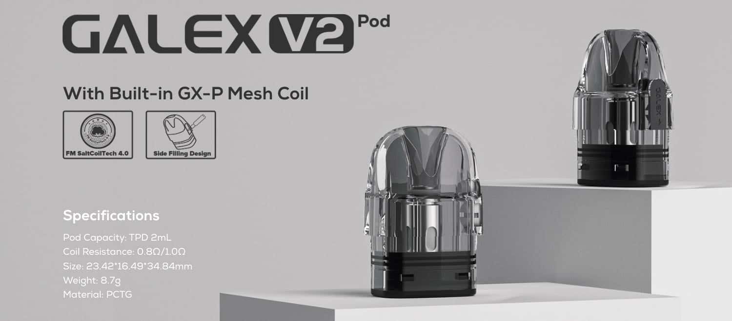 Freemax Galex V2 Pods - With built-in GX-P Mesh coils