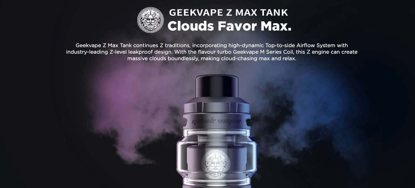 Geekvape Aegis Z Max Tank - Clouds and maximum flavour