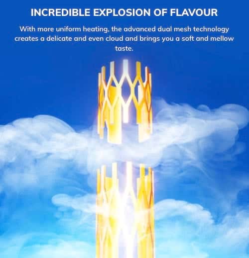 Geekvape Geek Bar Meloso Disposable Vape Kit - Dual mesh coil technology