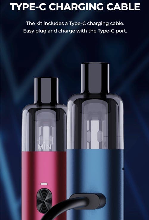 Uwell Whirl S2 Pod System - Type-C charging capabilities