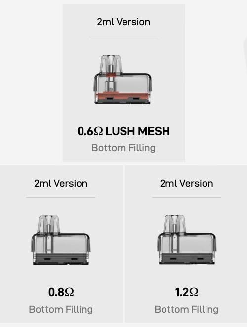 Vaporesso Eco Nano + Eco Nano PRO Replacement E-Liquid Pods - Compatibility