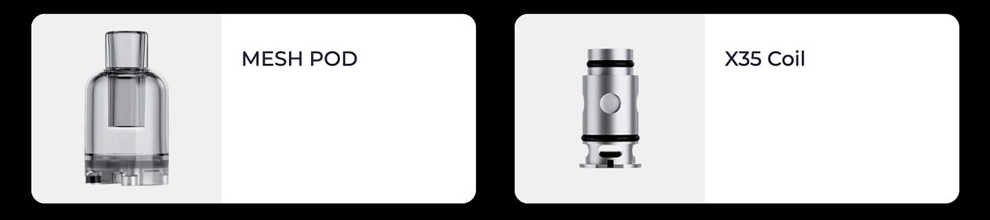 Vaporesso Moti X Mini Pod Kit - Replacement pods and coils