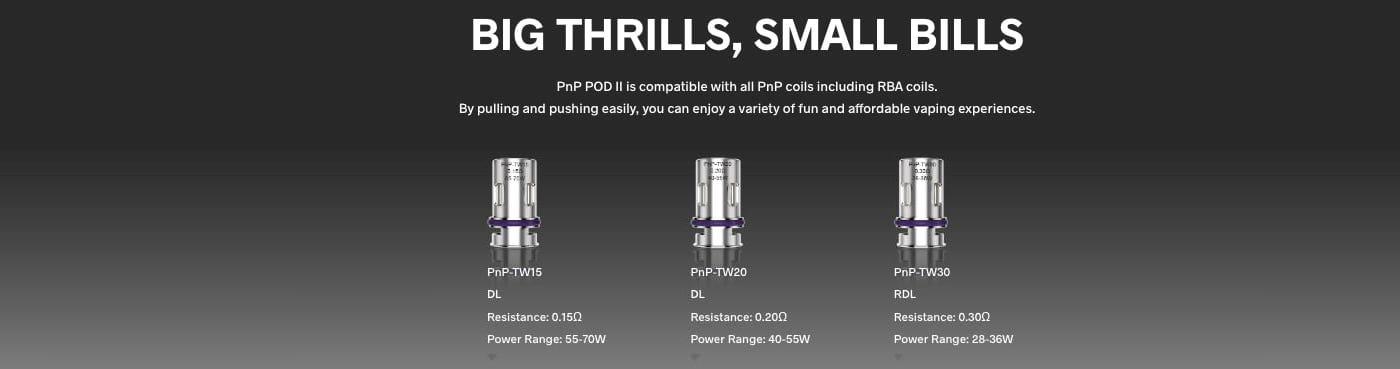 PnP-TW coils - Big thrills, small bills
