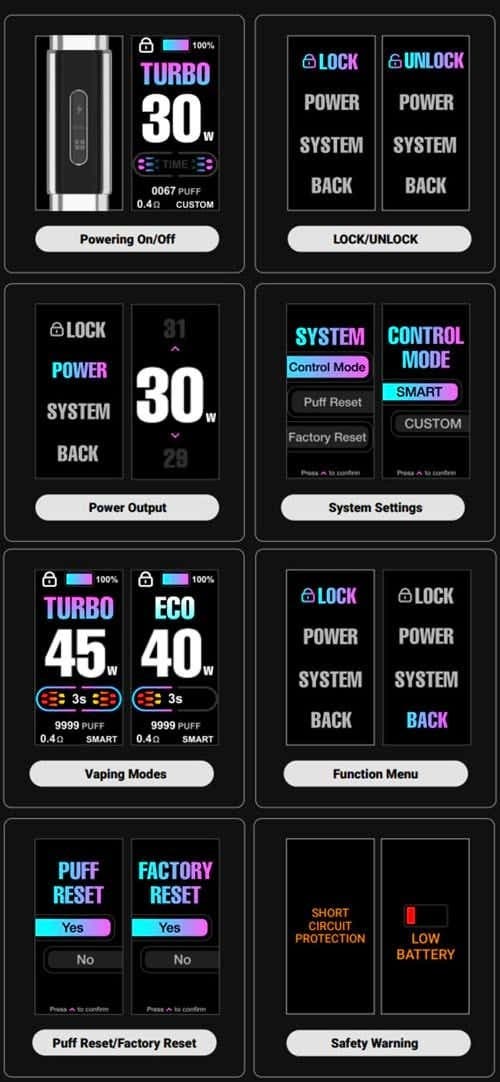 Elf Bar ELFX Pro Classic Edition Pod Kit - Effortless Interaction
