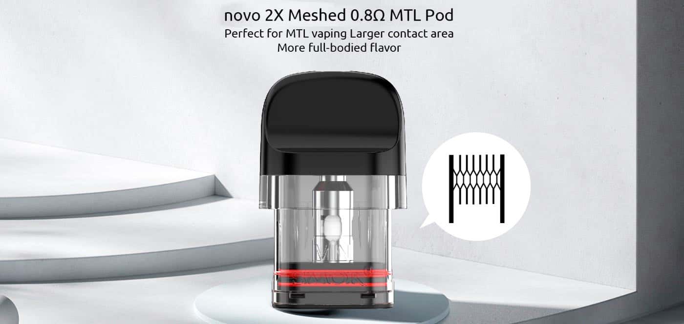 Smok Novo 2X Meshed MTL Pod - Double protection with child-lock