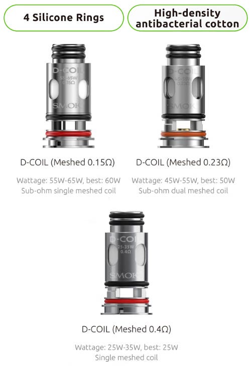 SMOK X-Priv Solo Sub-ohm Vape Kit - D-Coil Series