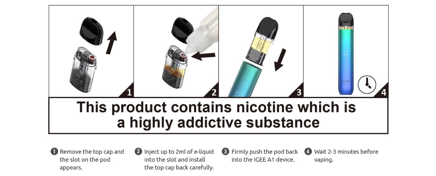 The Smok IGEE Pod - How to fill your pod