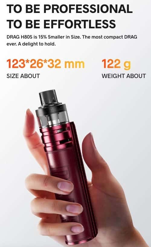 VooPoo Drag H80S - Professional and effortless