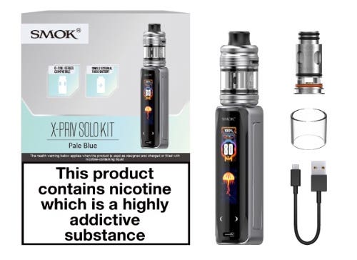 SMOK X-Priv Solo Sub-ohm Vape Kit - What's in the box?
