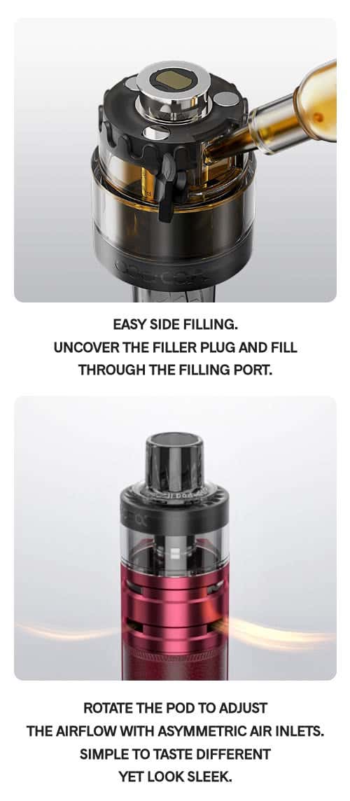 VooPoo Drag H80S Pod Mod - Durable and easy to install battery