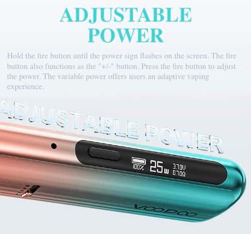 VooPoo VMATE Pro Pod Vape Kit - 25w adjustable power