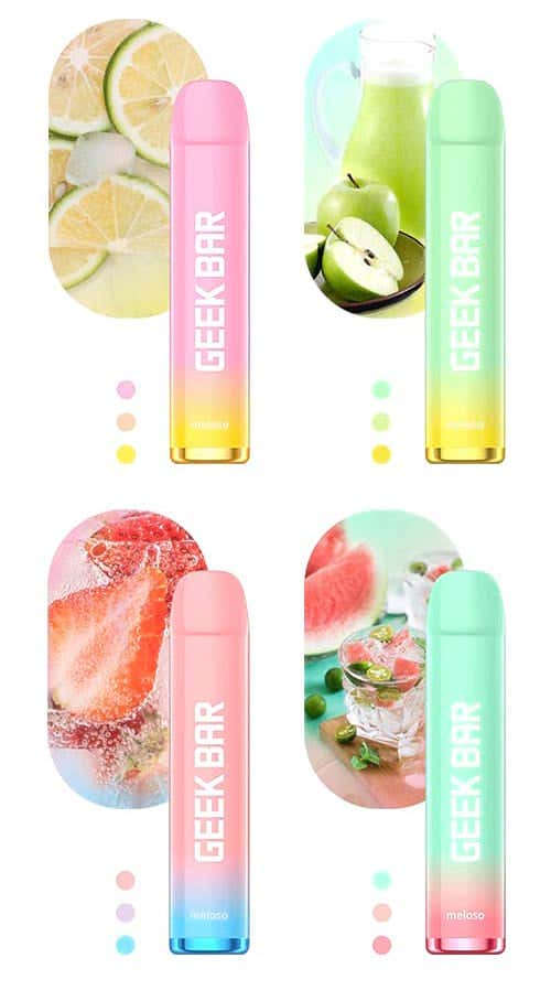 Geekvape Geek Bar Meloso Disposable Vape Kit - 19 different flavours