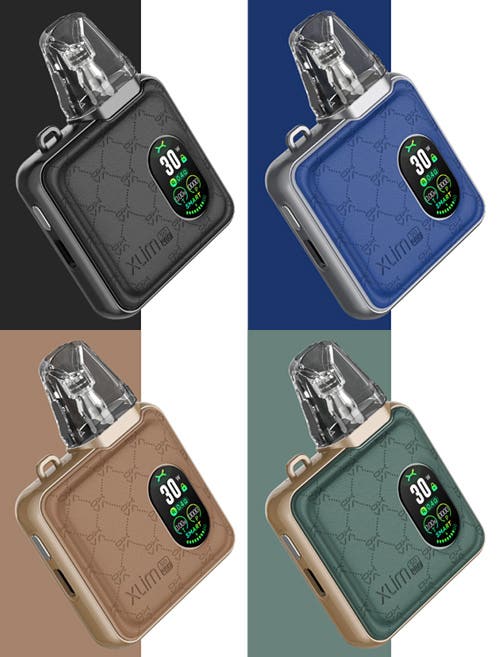 Oxva Xlim SQ Pro Pod Vape Kit - 4 New Leather colours!