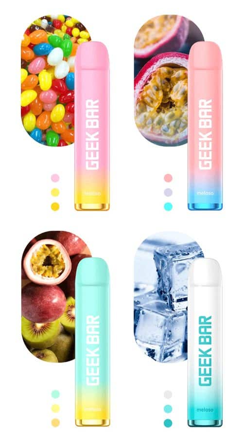 Geekvape Geek Bar Meloso Disposable Vape Kit - 19 different flavours